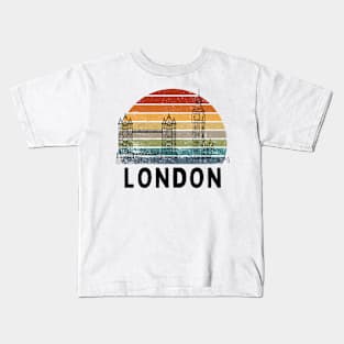 London sunset design Kids T-Shirt